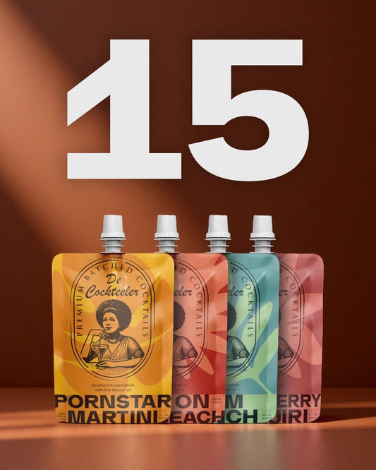 Cocktails in een zakje | 15 stuks